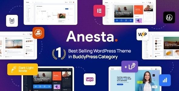 Anesta – Intranet, Extranet, Community and BuddyPress WordPress Theme