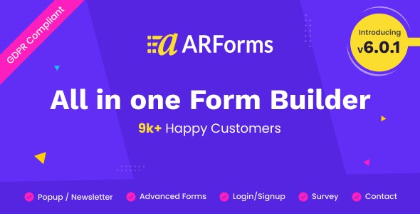 ARForms: WordPress Contact Form Builder Plugin