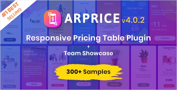 ARPrice – WordPress Pricing Table Plugin