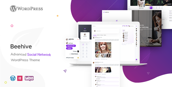 Beehive – Social Network WordPress Theme