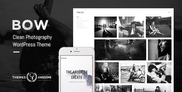 Bow – Clean Photography Portfolio Theme