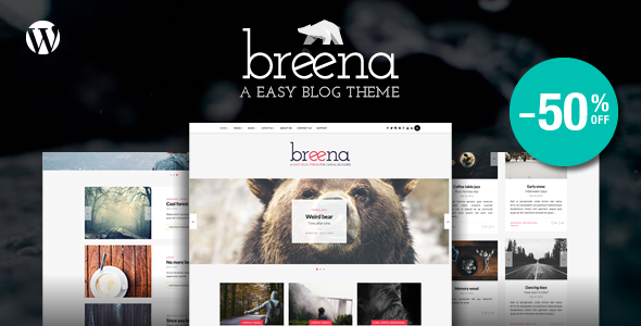 Breena – A Responsive WordPress Blog Theme