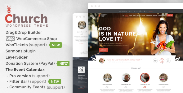 Church  – WordPress Theme