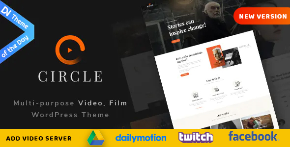 Circle – Filmmakers & Movie Studios WordPress theme
