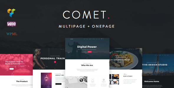 Comet – Creative Multi-Purpose WordPress Theme