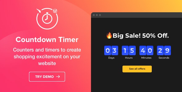 Countdown Timer – WordPress Countdown Timer plugin