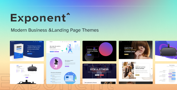 Exponent – Modern Multi-Purpose Business WordPress theme