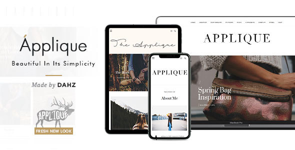 Fashion Blog Theme – Applique