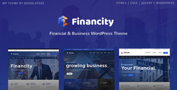 Financity – Business / Financial / Finance WordPress