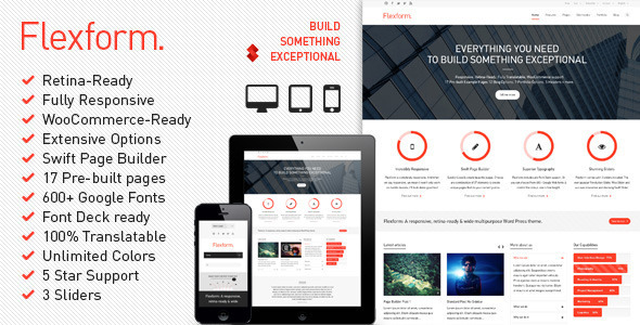 Flexform – Retina Responsive Multi-Purpose Theme