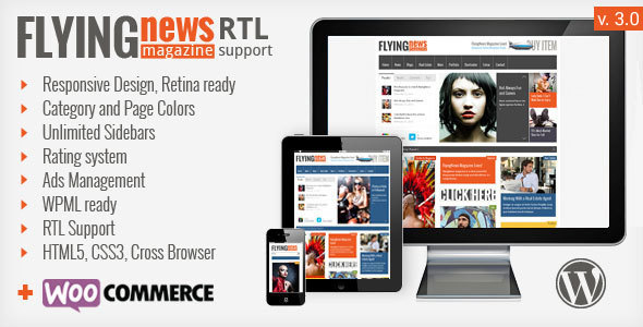 FlyingNews – Responsive Magazine Theme