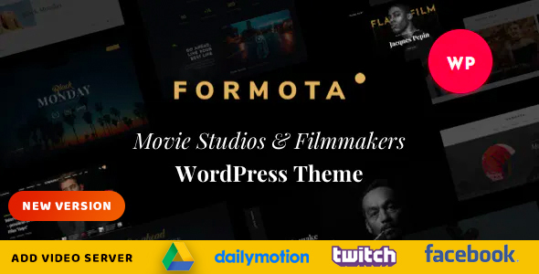 Formota – Movie Studios & Filmmakers WordPress theme