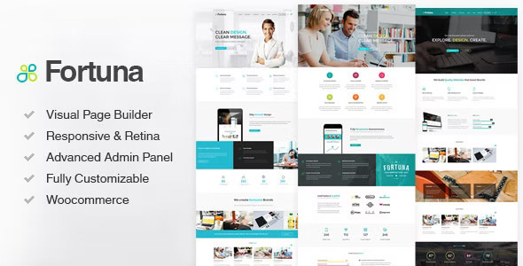 Fortuna – Responsive Multi-Purpose WordPress Theme