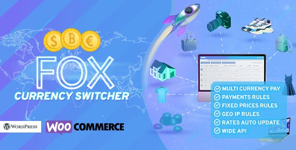 FOX – WooCommerce Currency Switcher Professional – Multi Currency [WOOCS]