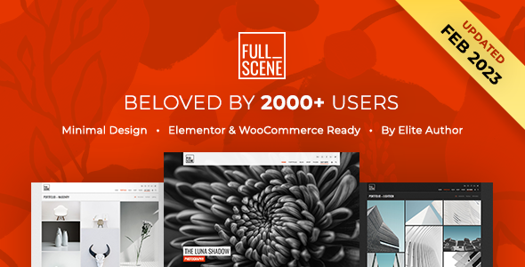 FullScene – Portfolio / Photography WordPress Theme