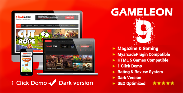 Gameleon – WordPress Gaming & Magazine Theme