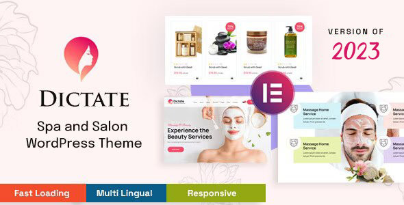 Get Appointments with Dictate – Responsive Spa and Salon Theme