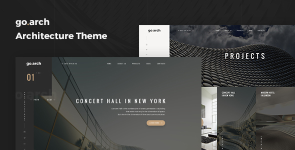 go.arch – Architecture and  Interior WordPress Theme