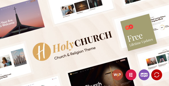 Holy Church | Religion, Charity & Nonprofit WordPress Theme