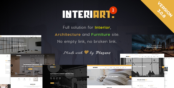 InteriArt – Furniture & Interior WordPress Theme