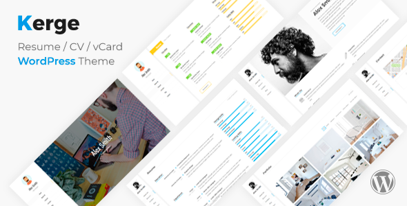 Kerge – Resume Theme