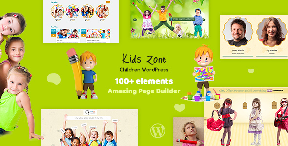 Kids Zone – Children WordPress Theme
