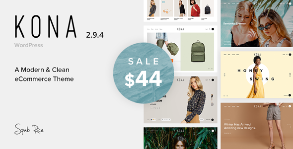 Kona – Modern & Clean eCommerce WordPress Theme