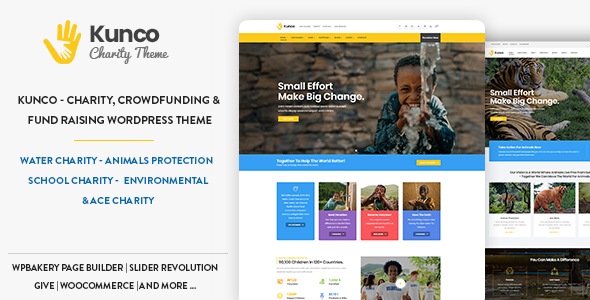 Kunco – Charity & Fundraising WordPress Theme