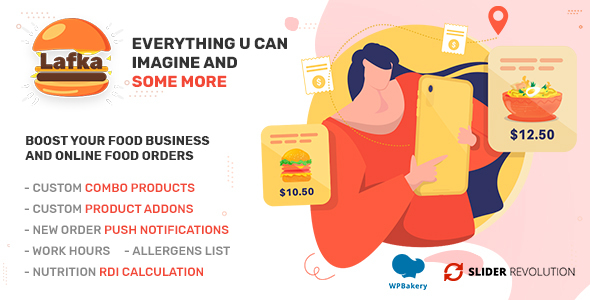 Lafka – Multi Store Burger – Pizza & Food Delivery WooCommerce Theme