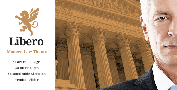 Libero –  Lawyer and Law Firm Theme