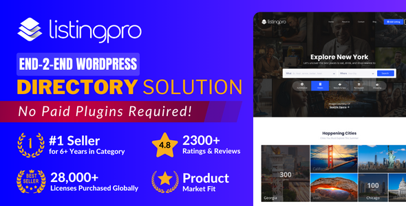 ListingPro – Directory & Listing WordPress Theme
