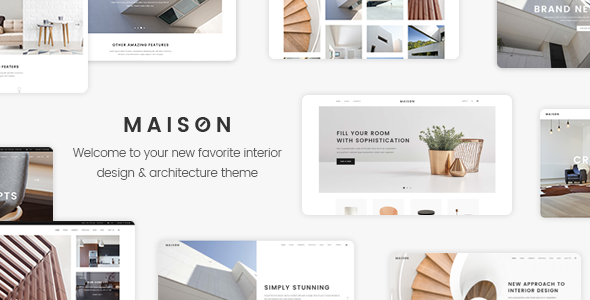 Maison – Modern Theme for Interior Designers and Architects
