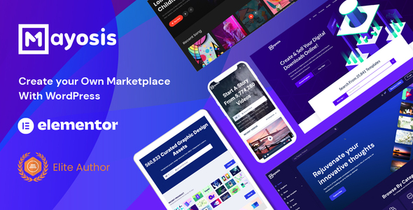 Mayosis – Digital Marketplace WordPress Theme