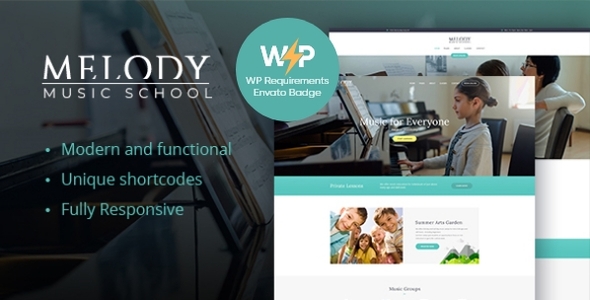Melody – Arts & Music School WordPress Theme