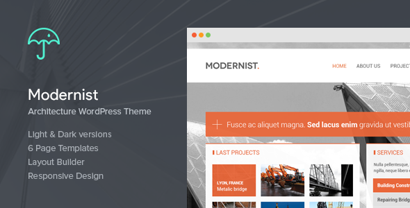 Modernist – Architecture&Engineer WordPress Theme