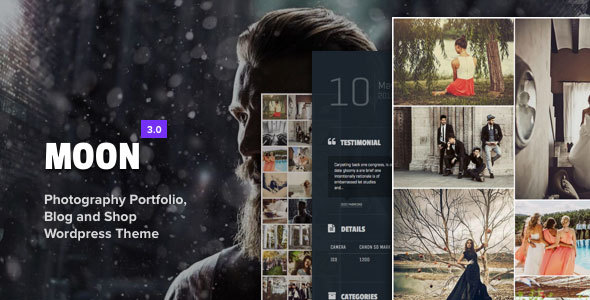 Moon – Photography Portfolio Theme for WordPress
