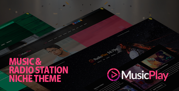MusicPlay – Music & DJ Responsive WordPress Theme