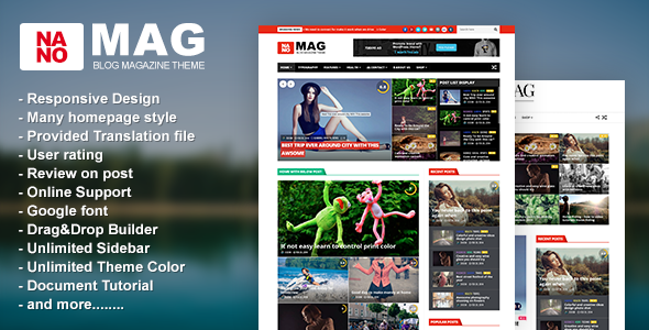 NanoMag – Responsive WordPress Magazine Theme