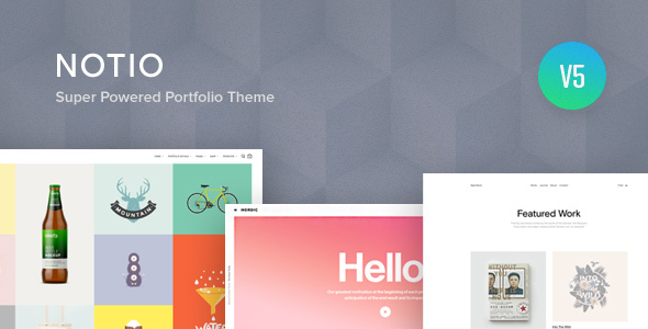 Notio – Creative Portfolio WordPress Theme