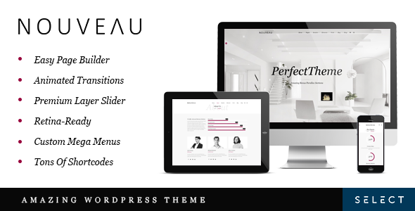 Nouveau – Multipurpose WordPress Theme