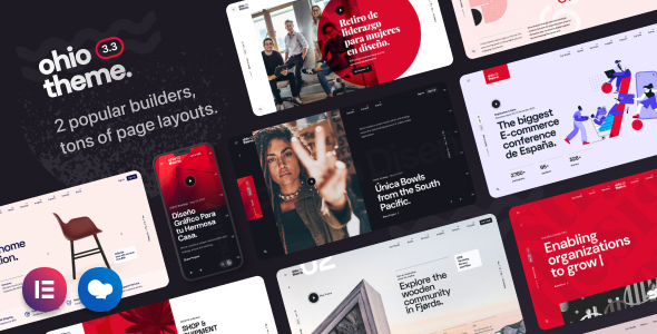 Ohio – Creative Portfolio & Agency WordPress Theme