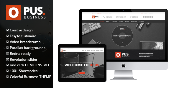 Opus Business – Multipurpose Business WordPress Theme
