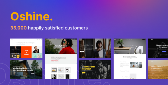 Oshine – Multipurpose Creative WordPress Theme