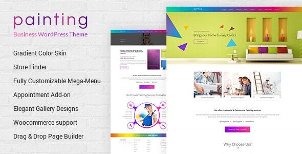 Paint – Painting Company WordPress Theme