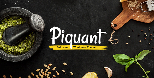 Piquant – Restaurant, Bar & Café Theme