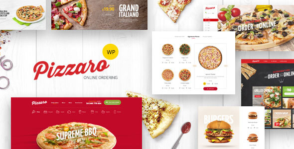 Pizzaro – Fast Food & Restaurant WooCommerce Theme