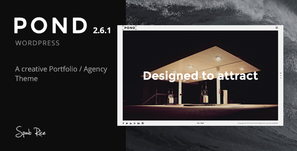Pond – Creative Portfolio / Agency WordPress Theme