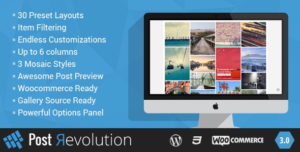 Post Revolution – Amazing Grid Builder for WP