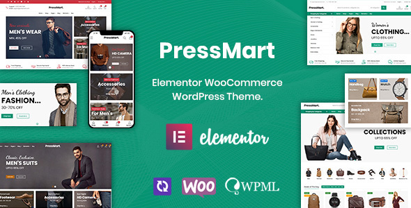 PressMart – Modern Elementor WooCommerce WordPress Theme
