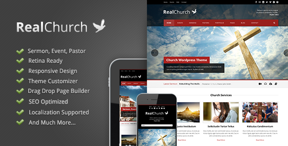 Real Church – Responsive Retina Ready Theme